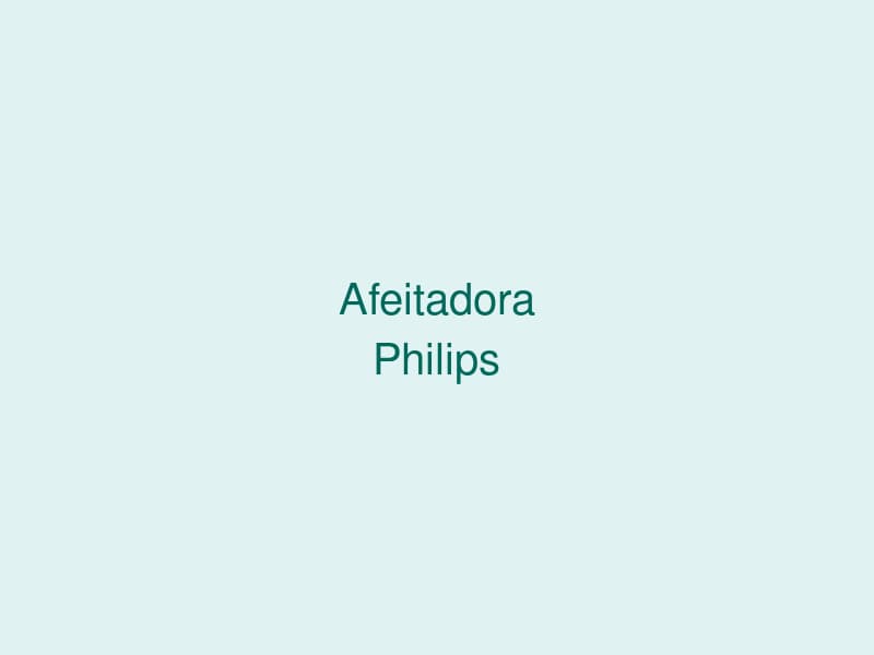 Afeitadora Eléctrica Philips 5000
