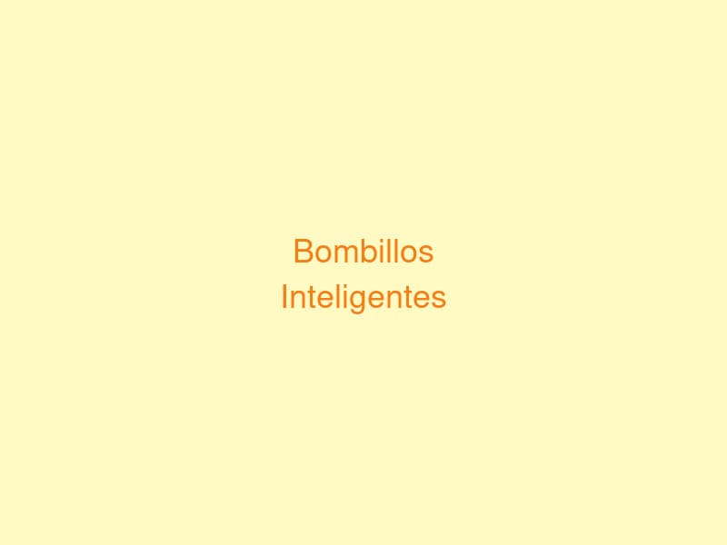 Bombillos Inteligentes LED Pack x4