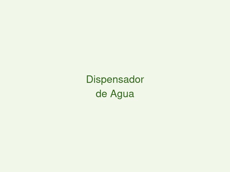 Dispensador de Agua Frío/Caliente