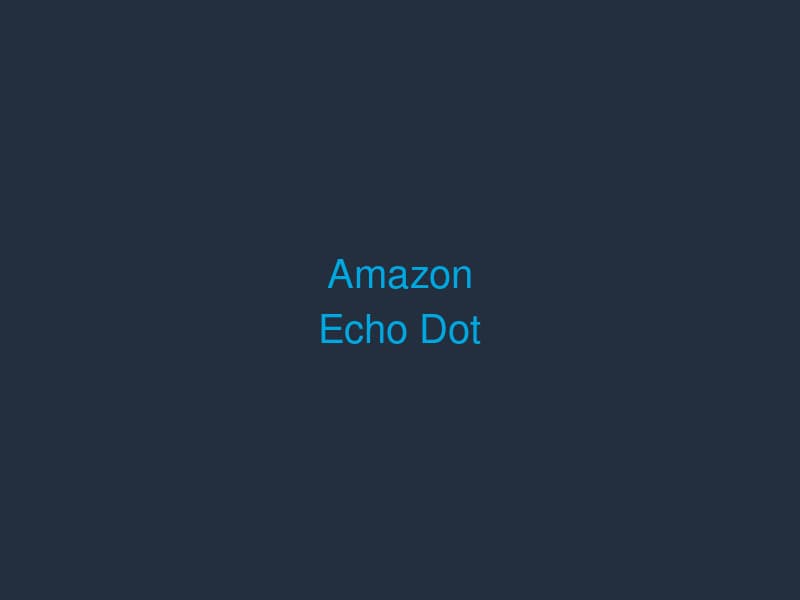 Amazon Echo Dot 5ta Gen