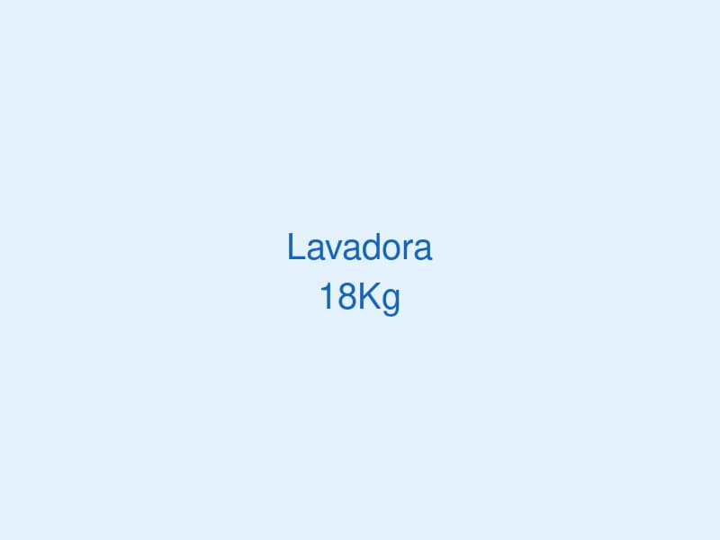 Lavadora LG 18Kg Carga Frontal