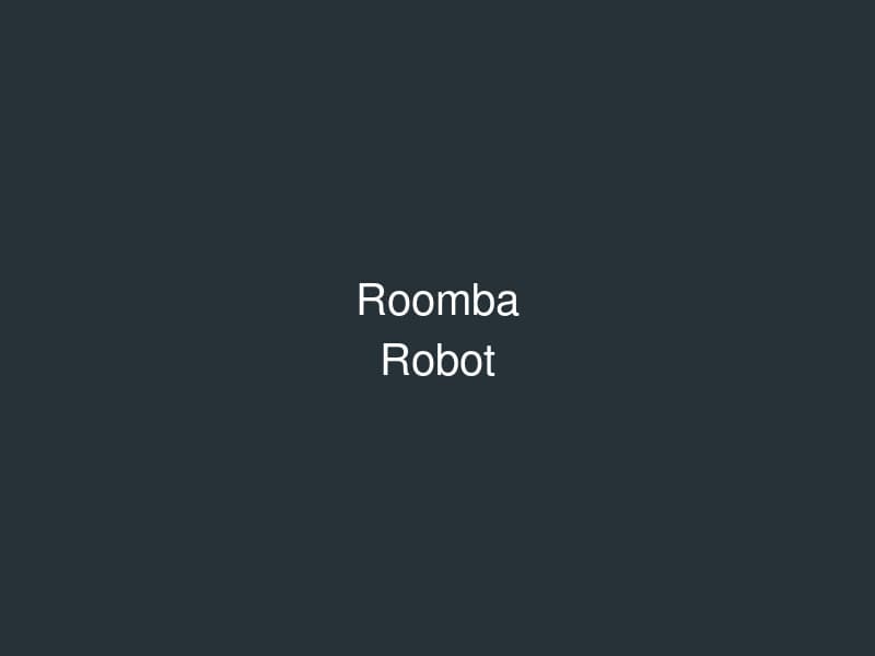 Aspiradora Robot iRobot Roomba